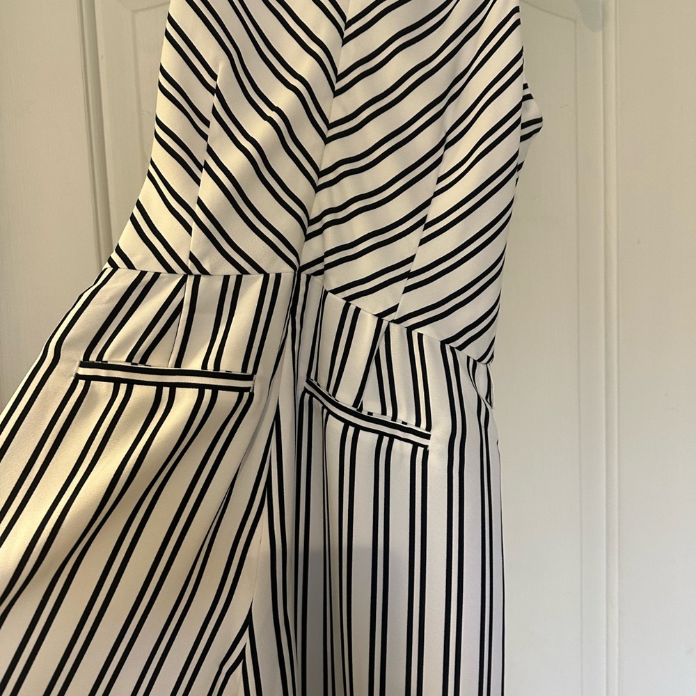 Banana Republic Striped Sleeveless cropped jumpsuit - Picture 6 of 9